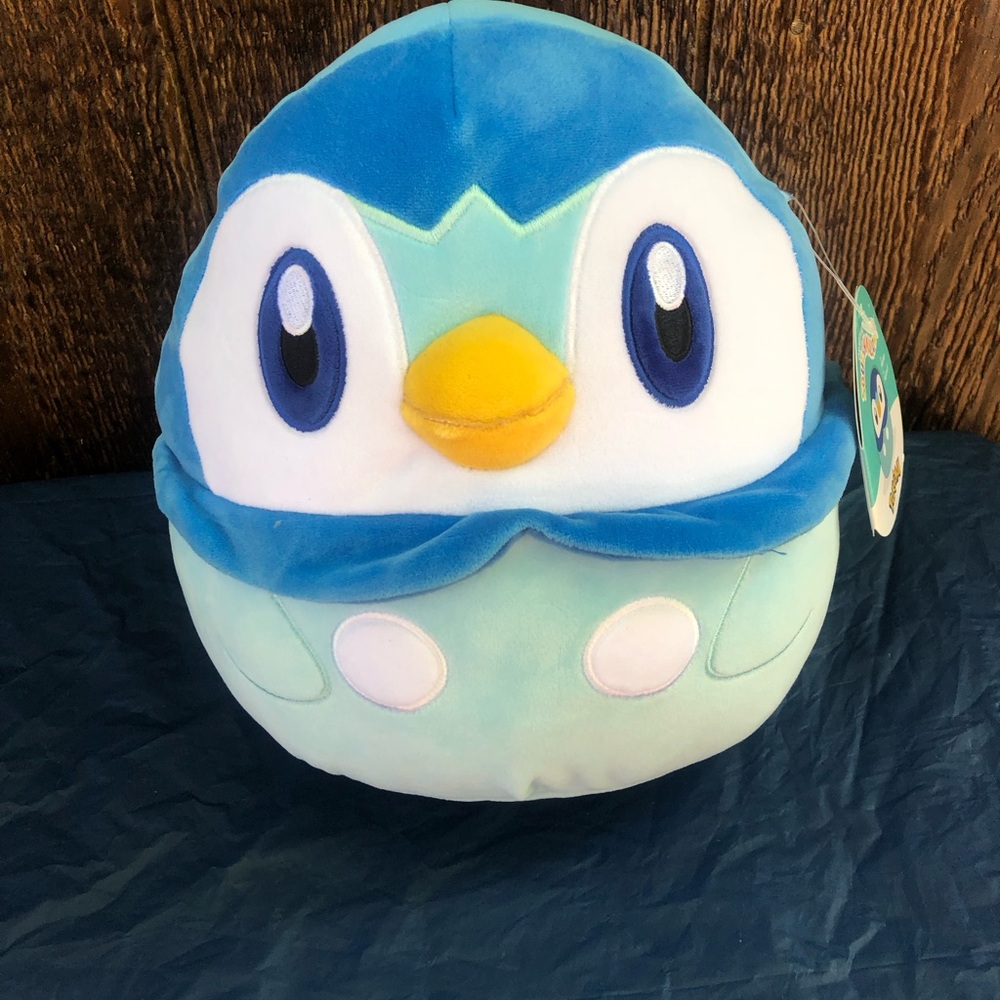 Squishmallow Pokemon Piplup 10" Kellytoy Stuffed Plush New